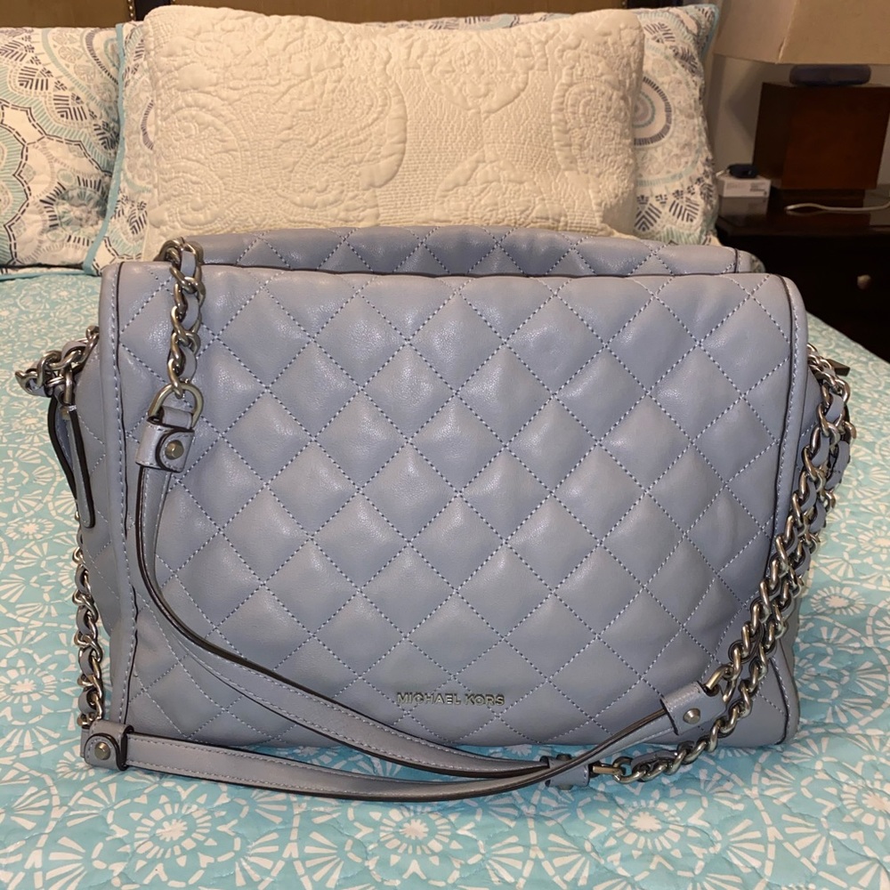 MK quilted shoulder bag